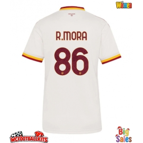 AS Roma Rodrigo Mora #86 Replica Away Stadium Shirt for Women 2026-27 Short Sleeve
